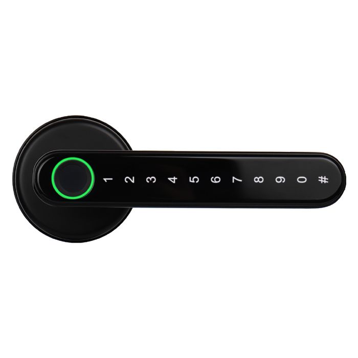 Lockton E-Series Round Rose Lever digital lock